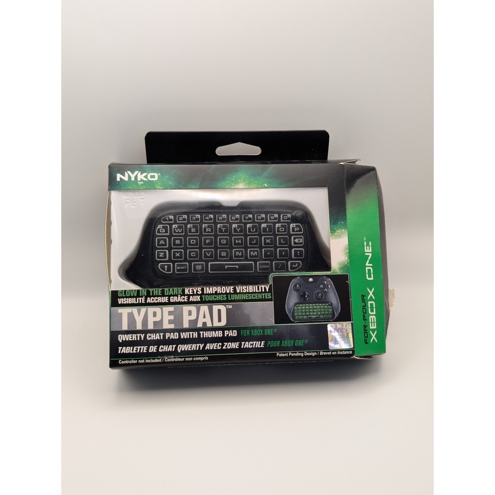 Nyko Type Pad 86125Z09 Xbox One Wireless Keyboard Chatpad Dongle Box Working